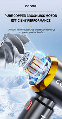 CENRR 998000PA Cordless Mini Car Vacuum Cleaner