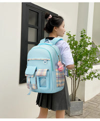 2025 New - Style Schoolbag for Primary School Girls, Suitable for Grades 1, 3 to 6, Child-Friendly, Load-Reducing and Spine