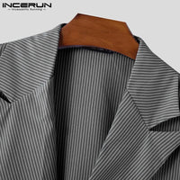 Men’s Striped Two-Piece Set