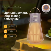 Y67A-Camping Light Withflame Effect Atmosphere Light Forcamping Camping Atmosphere Lamp B