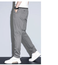 Men’s Cotton Stretch Business Pants – Slim Fit Trousers