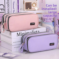 New School Supplies Back to School Essential Pencil Case, Large Capacity Stationery Organizer Student Stationery Box