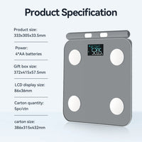 Fitdays Smart Body Fat Scale – 8-Electrode Fitness Analyzer