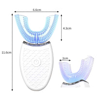 Soft Bristle U Shape Smart Teeth Whitening Waterproof Profesional Rechargeable Automatic Tooth Brush Set