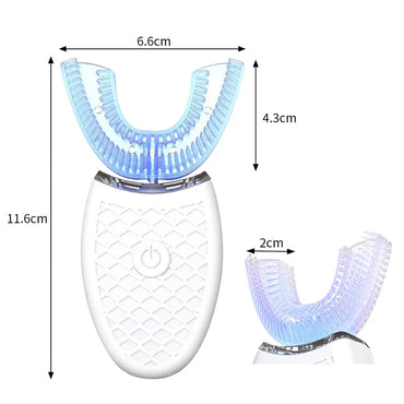 Soft Bristle U Shape Smart Teeth Whitening Waterproof Profesional Rechargeable Automatic Tooth Brush Set