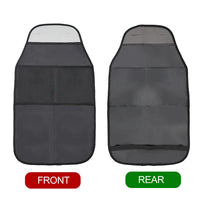 Car Seat Back Protector with Storage Kids Anti-Kick Mat