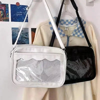 Japanese Harajuku Transparent Ita Bag for Girls