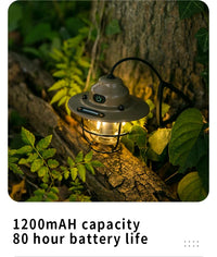 Modern Outdoor Camping Lamp – Dimmable Rechargeable Lantern