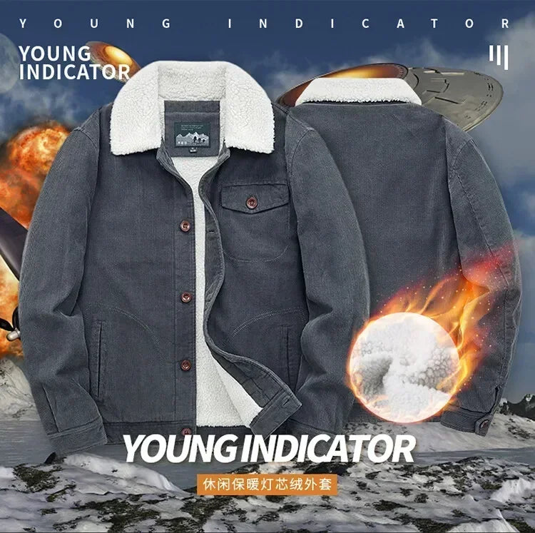 Men’s Tactical Military Windbreaker – Winter Fleece Jacket