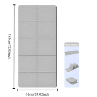 Eco-Friendly Foldable Yoga Mat for Travel & Fitness