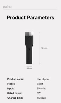 Boost-B Cordless Hair Trimmer – USB Rechargeable Clipper