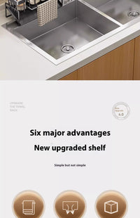 Kitchen Sink Rack Organizer – Storage Shelf Solution