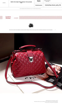 Vintage Argyll Crossbody Bag – Women’s Doctor Handbag