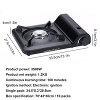 Portable Single Burner Camping Gas Stove Automatic Ignition