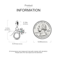 925 Sterling Silver Colorful Koi Pendant Beads Lucky Charm for DIY Bracelets