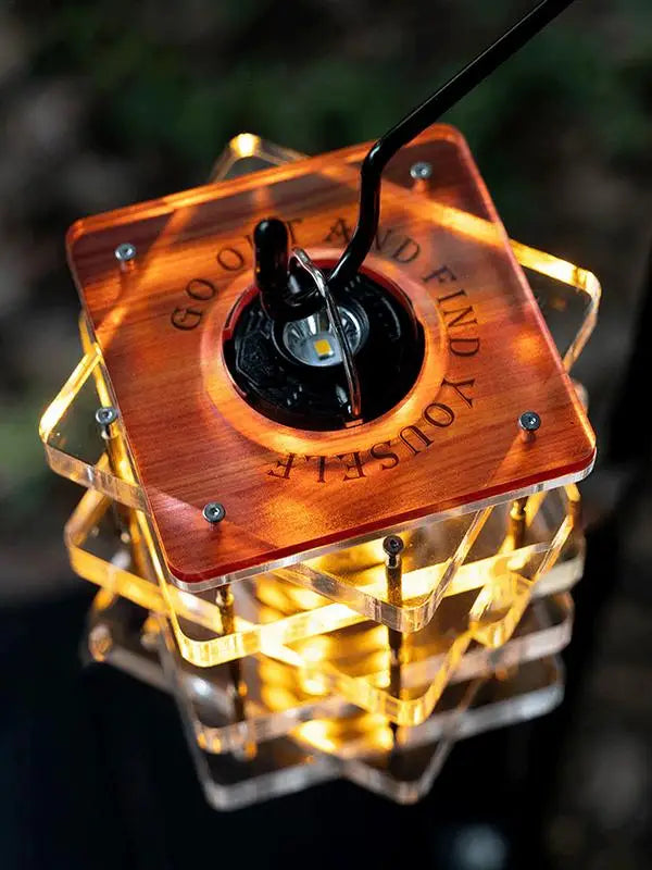 Camping Lampshade Cover Acrylic Outdoor Lantern Light Accessory