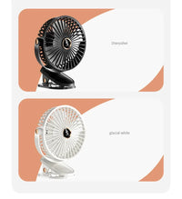 Xiaomi Youpin Clip-on Fan 5 Speed Quiet Rechargeable Desktop Portable Air Circulator Wireless Fan With LED Light Camping Home