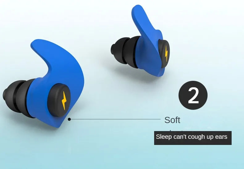 Noise-Cancelling Silicone Earplugs – Sleep & Soundproof