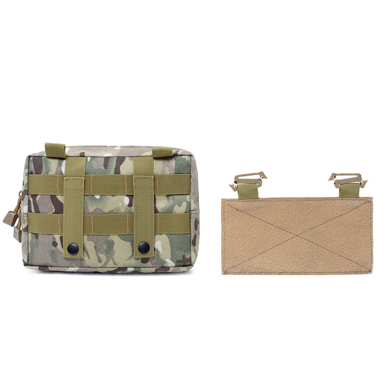 Tactical Utility Molle Pouch Compact EDC Gadget Gear Storage Bag Hunting Vest Plate Carrier Storage Bag Accessory