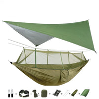 Swallowtail Camping Hammock with Mosquito Net & Rainfly