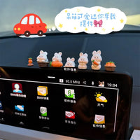 Cute Bunny Car Interior Accessory Console Decoration