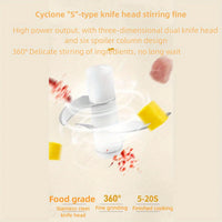 250ML USB Rechargeable Electric Vegetable Chopper and Garlic Crusher - Mini Wireless Food Chopper for Kitchen Gadgets for Garlic