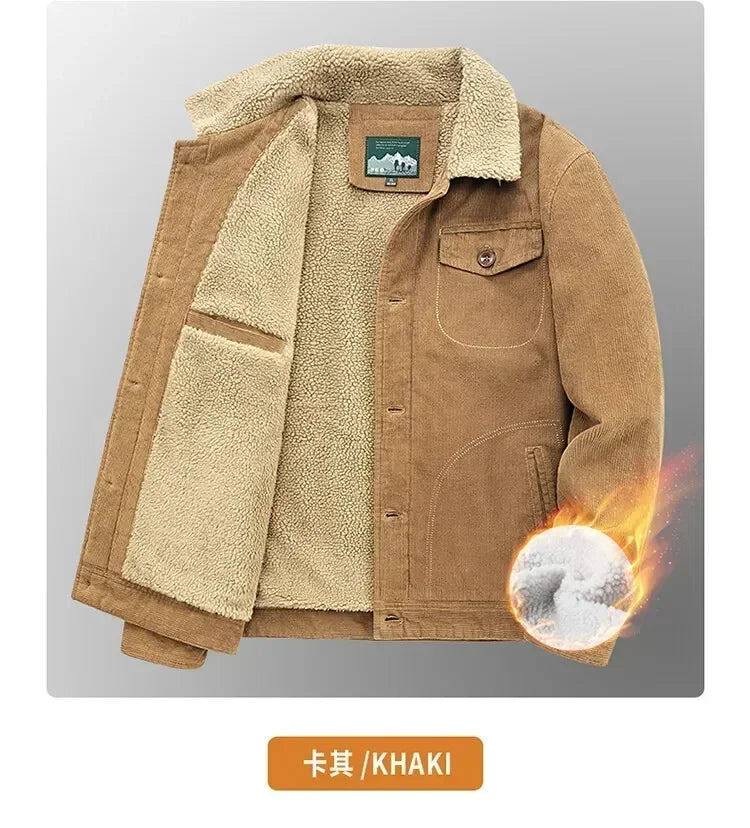 Men’s Tactical Military Windbreaker – Winter Fleece Jacket