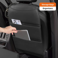 Leather Car Seat Back Protector Waterproof Kick Mat
