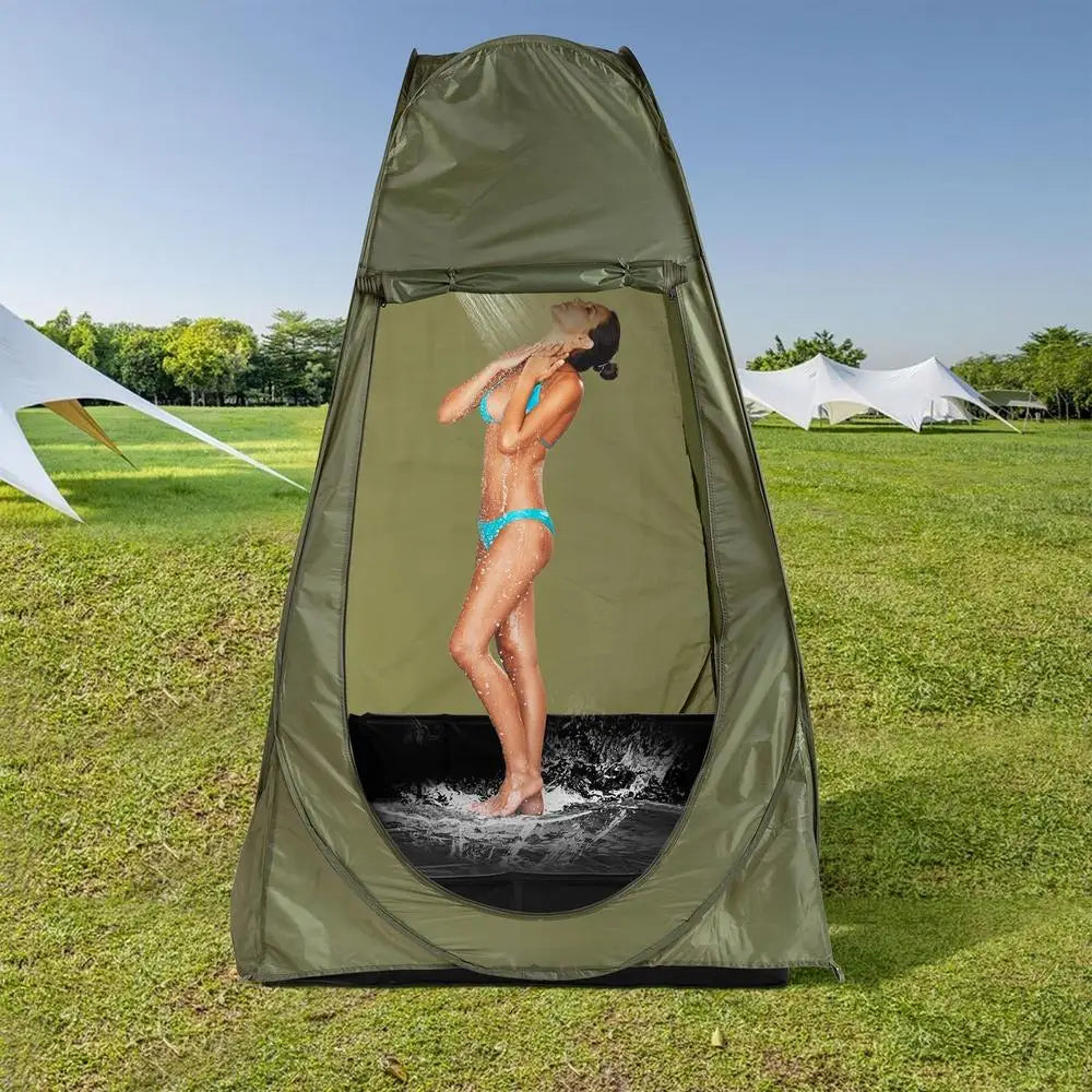 Portable Camping Shower Base with Drainage RV & Outdoor