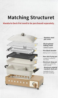 2300W Multifunctional Gas Stove for Outdoor Camping & Hiking