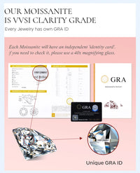 Moissanite Drop Earrings – 925 Sterling Silver