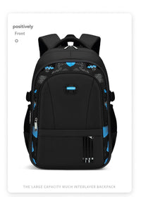 New Elementary School Students Schoolbag Boys 1-3-6 Grades 6-12 Years Old Lightweight Leisure CHILDREN'S Shoulder Bag Large Capa