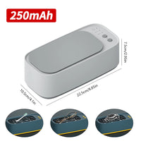 Ultrasonic High-frequency Vibration Cleaners 3 Gear 360 Degree Cleaning Machine Timing for Jewelry/Pacifier/Makeup Tool/Eyeglass