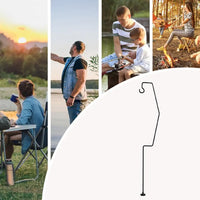 Camping Light Pole Stand Portable Folding Lantern Holder