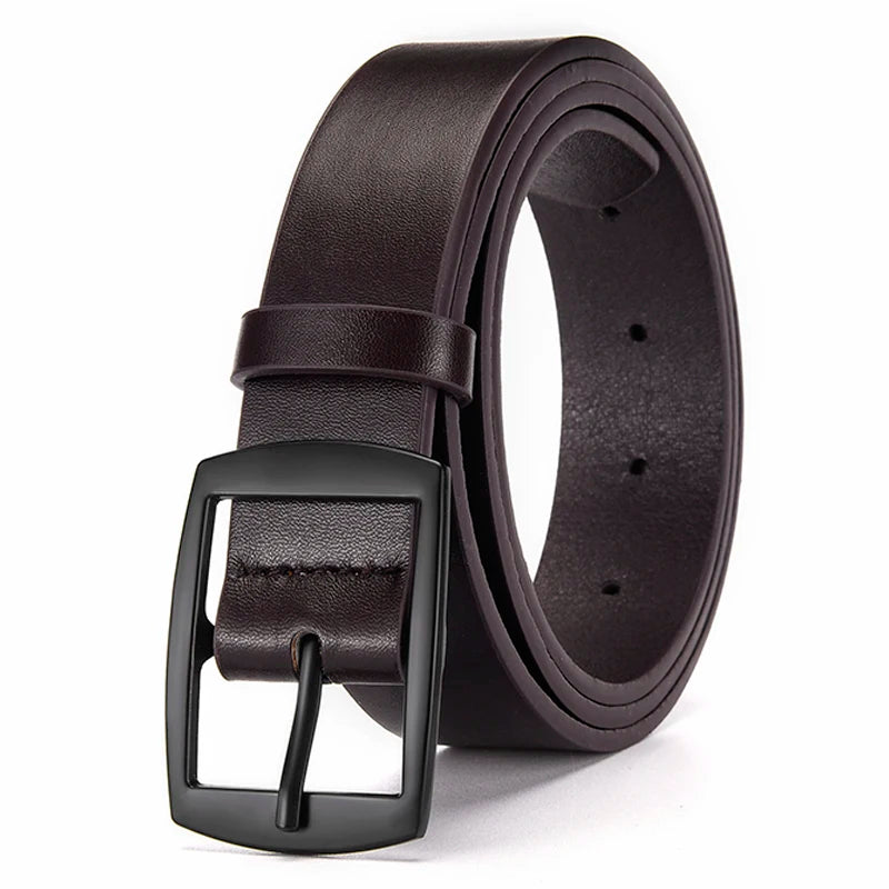 Men’s Metal Pin Buckle Belt – Casual & Business Accessory