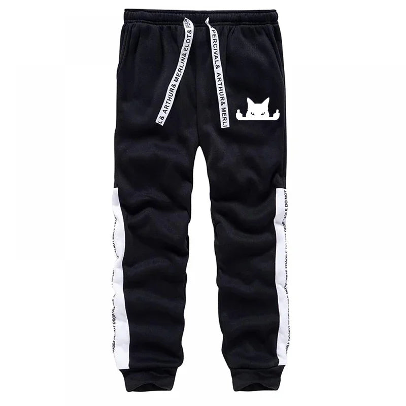 Men’s Hoodie & Sweatpants Set – Casual Printed Tracksuit