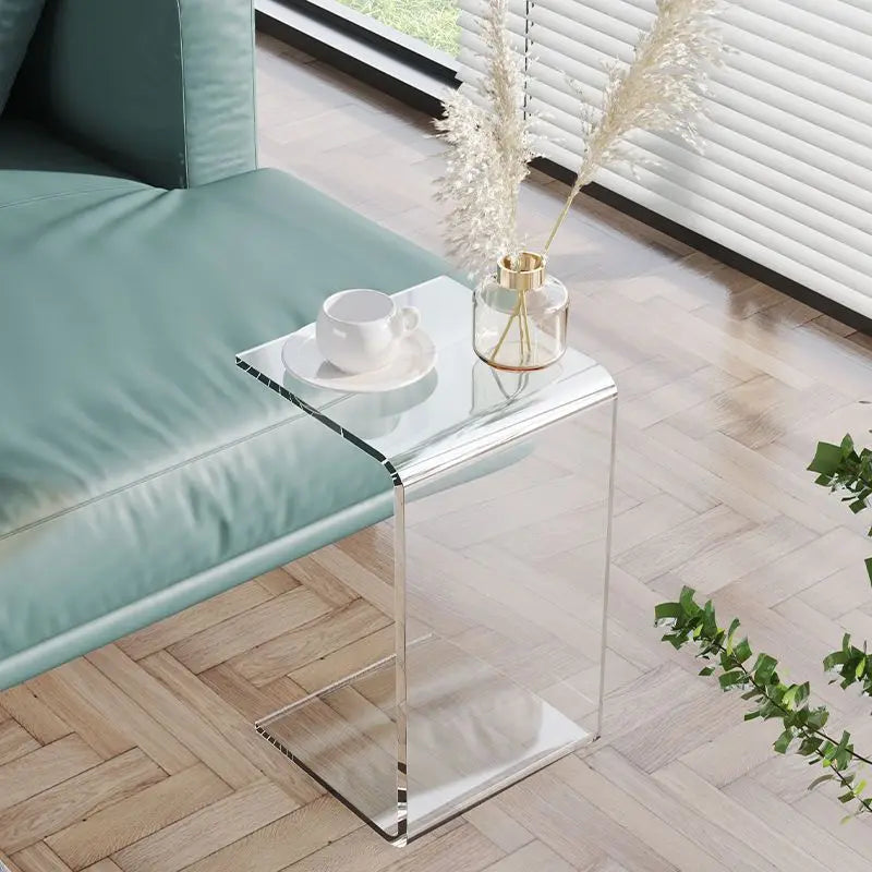 Acrylic Side Table – Modern Transparent Tea Table
