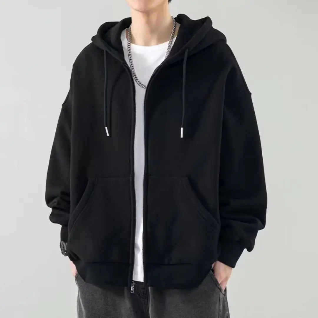 Men’s Winter Zipper Hoodie Jacket
