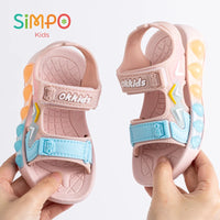 Sport Sandals For Children Breathable Wear-resistant Soft Shoes With Adjustable Velcro Boys & Girls Outdoor Footwear Summer