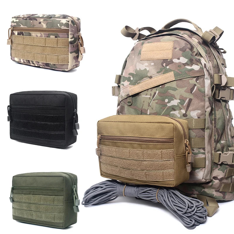 Tactical Utility Molle Pouch Compact EDC Gadget Gear Storage Bag Hunting Vest Plate Carrier Storage Bag Accessory