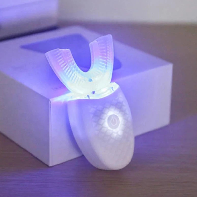 Soft Bristle U Shape Smart Teeth Whitening Waterproof Profesional Rechargeable Automatic Tooth Brush Set