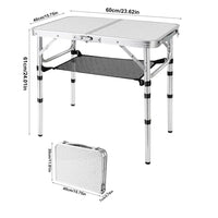 Aluminum Camping Table 3 Height Adjustable Portable