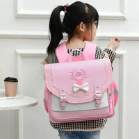 School Bags Girls Orthopedic Backpack Cute Waterproof SchoolBag for Teenage Flip Book Bag Student Grade 1-3 Mochilas Infantil