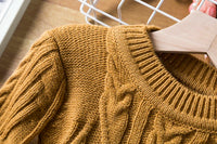 Girls Winter Knitted Christmas Long Sleeve Dress