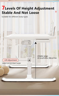 Adjustable Folding Laptop Desk – Bed & Floor Use