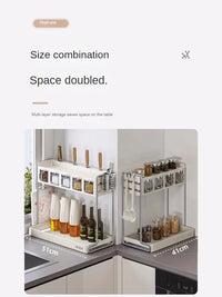 Multi-Functional Kitchen Seasoning & Storage Rack