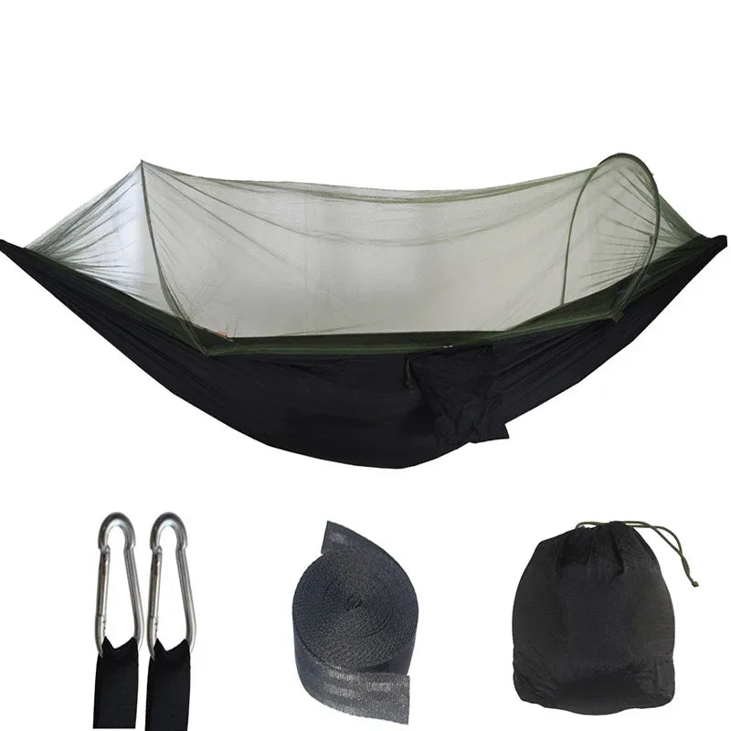 Camping Hammock with Mosquito Net Lightweight Portable