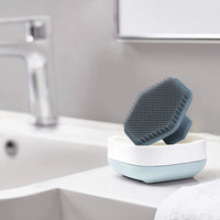 Silicone Facial Cleansing Tool - Gentle Exfoliation, Deep Cleansing, Removes Dead and Dry Skin, Trimming Beard Cleansing Brush