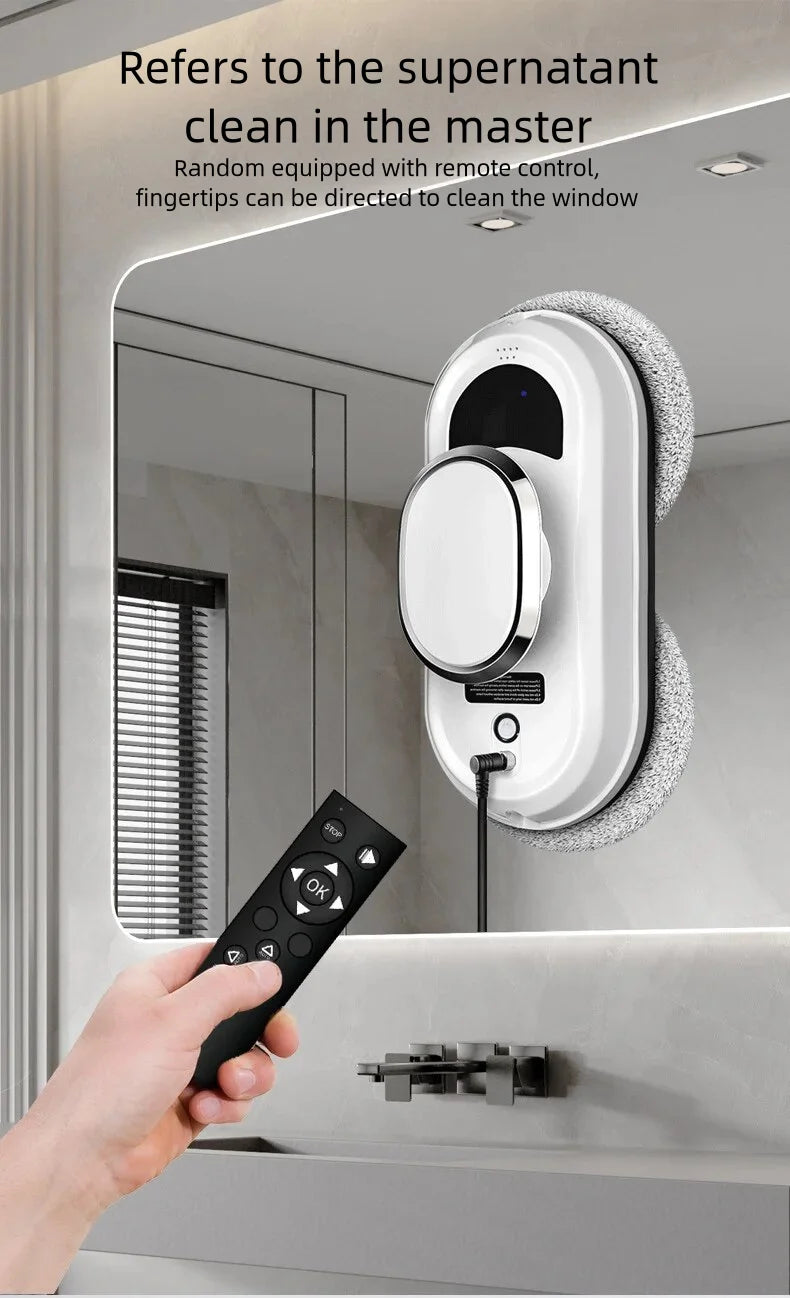 Intelligent Window Cleaning Robot with Remote Control