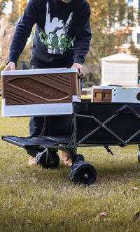 Folding Camping Cart – Heavy Duty Outdoor Utility Wagon